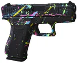 Glock 43X MOS Splatter 9mm 3.4 Barrel 10-Rounds - Glock