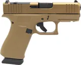Glock 43X MOS Coyote Brown 9mm 3.41 Barrel 15-Rounds - Glock