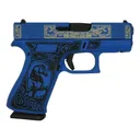 Glock 43X Blue / Silver 9mm 3.41 Barrel 10-Rounds OR USA Made - Glock