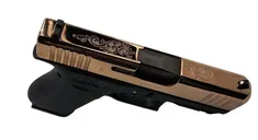 Glock 43X Rose Gold Filigree 9mm 3.4 Barrel 10-Rounds - Glock