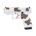 Glock 43X Brown Cow Pattern 9mm 3.41 Barrel 15-Rounds OR - Glock