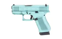 Glock 43X Robin s Egg Blue 9mm 3.4 Barrel 15-Rounds - Glock