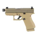 Glock 43X Debo Flat Dark Earth 9mm 3.92 Threaded Barrel 15-Rounds OR - Glock