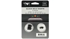 Glock Ameriglo Bold Sights Front / Rear Set Green Tritium w/ Orange Outline for Gen 3 and 4 - Glock