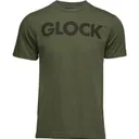 Glock Caliber Tee Military Green Short Sleeve Medium - Glock