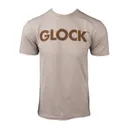 Glock Caliber Tee Tan Short Sleeve Small - Glock