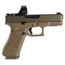 Glock G19 V Flat Dark Earth 9mm 4.02 Barrel 15-Rounds w/ Viridian RFX35 Green Dot - Glock