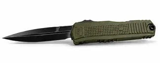 Glock G19K OD Green OTF Knife 3.55 Double Edge Blade - Glock