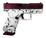 Glock G43X Black / Red Paisley 9mm 3.41 GMB Barrel 15-Rounds OR - Glock