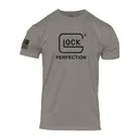 Glock Perfection Tee Stone Grey Short Sleeve Small - Glock