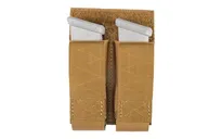 Grey Ghost Gear Magna Magazine Pouch Coyote Brown Double Pistol with Malice Clips - Grey Ghost Gear