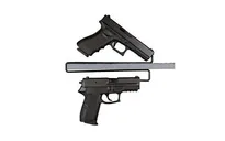 GSS OVER UNDER HANDGUN HANGERS 2PK - Gun Storage Solutions