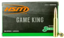 HSM GAME KING 30-06 SPRINGFIELD 180GR SPITZER BOAT TAIL 20 RDS PER BOX - Hsm/Hunting Shack