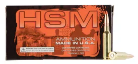 HSM MATCH 223 REM 77GR SIERRA MATCHKING BOAT-TAIL HOLLOW POINT 50 ROUNDS PER BOX - Hsm/Hunting Shack
