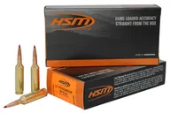 HSM/Hunting Shack Match .22 Creedmoor 88 Grain 20-Rounds ELD Match - HSM Ammo