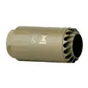 HUXWRX Blastphemy Blast Diverter Flat Dark Earth .30 Caliber - HUXWRX