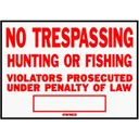 HY-KO Products No Hunting OR FishG - Hy-Ko Products