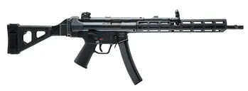 Heckler and Koch SP5L 9mm 16.5 Barrel 10-Rounds w/ SPT5 Brace - Heckler and Koch