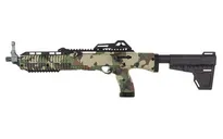 Hi-Point 4595 Pistol M81 Woodland Camo .45 ACP 14.25 Threaded Barrel 9-Rounds w/ Brace - Hi-Point