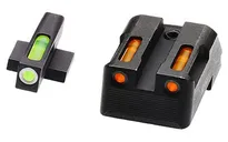 Hi-Viz LiteWave H3 Tritium/Litepipe Night Sights Fits 1911 Models w/Fixed Rear Sight - HIVIZ
