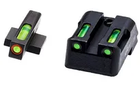 Hi-Viz LiteWave H3 Tritium/Litepipe Night Sights Fits 1911 Models w/Fixed Rear Sight - HIVIZ
