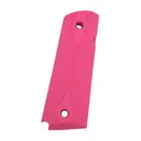 Hogue Govt. Model Rubber Grip Panels Checkered W/Diamonds Pink - Hogue