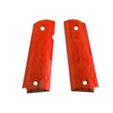 Hogue Govt. Model Flames Aluminum - Red Anodize - Hogue