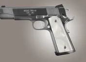 Hogue Govt. White Pearlized-Polymer S&A Mag Well  Ambi. Cut - Hogue