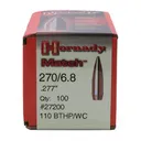 Hornady 27200 Bull .277 110 BTHP with c 100 - Hornady