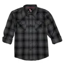 Hornady Gear Flannel Shirt Gray / Black XL - Hornady