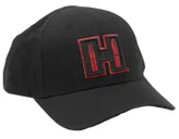Hornady H Patch Black / Red Semi-Structured Hat - Hornady