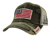 Hornady Camo American Flag Patch Hat - Hornady