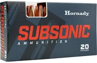 Hornady Subsonic Brass .338 ARC 307 Grain 20-Rounds SubX - Hornady
