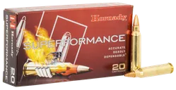 Hornady Superformance Brass .223 Rem 50 Grain 20-Rounds CX - Hornady