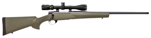 Howa M1500 Hogue OD Green .270 Win 22 Barrel 5-Rounds w/ Nikko Stirling 4-12x40mm Scope - Howa