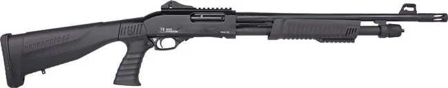Iver Johnson Pump 20 GA-3 18 Barrel 4-Rounds w/ Pistol Grip Stock - Iver Johnson Arms