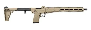 Kel-Tec SUB2000 10mm Flat Dark Earth 16.15 Threaded Barrel 10-Rounds CA Compliant - KelTec
