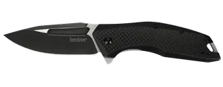 Kershaw Flourish Folding Knife - 3.5 Plain Drop Point Blade - Kershaw Knives