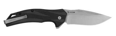 Kershaw Lateral Gray Folding 3.1 Plain Edge Drop Point w/ Recurve 8Cr13MoV Blade - Kershaw Knives
