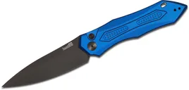 Kershaw Launch 6 Blue Automatic Knife - 3.75 Plain Black Drop Point Blade - Kershaw Knives