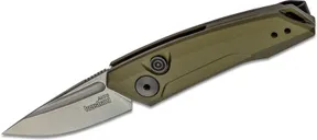 Kershaw Launch 9 AUTO Folding Knife 1.8 Stonewashed CPM-154 Drop Point Blade ODG - Kershaw Knives