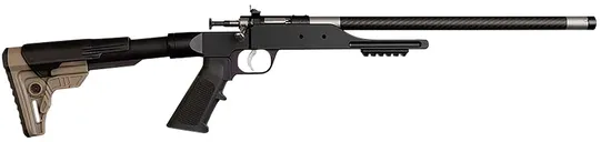 Keystone 6061 Precision Black / Flat Dark Earth .22 LR 16.12 Barrel 1-Round - Davey Crickett