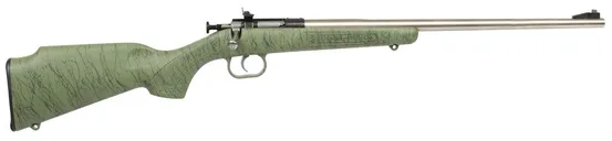 Keystone Sporting Arms Crickett Green / Stainless .22 LR 16.1 Barrel 1-Round - Keystone