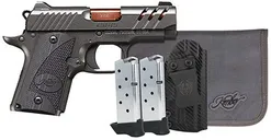 Kimber Micro 9 Bundle Black / Rose Copper 9mm 3.15 Barrel 7-Rounds w/ 2 Mags  Holster  Bag - Kimber