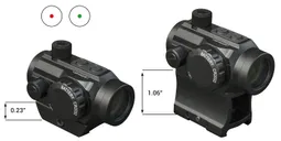 Konus Nuclear Red Dot Sight Dual Illuminated 3 MOA Dot Dual Picatinny Risers - Konus