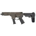 LWRC IC-9 Pistol Patriot Brown 9mm 5.6 Threaded Barrel 31-Rounds w/ SBA3 Brace - LWRC