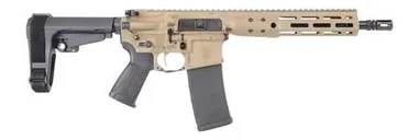 LWRC ICDI Flat Dark Earth 5.56 10.5 Barrel 30-Rounds w/ SBA3 Brace - LWRC