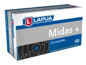 Lapua Midas+ Brass .22 LR 40-Grain 50-Rounds RN - Lapua