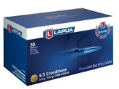 Lapua Rifle Ammo Brass 6.5 Creedmoor 123 Grain 50-Rounds OTM - Lapua