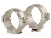 Leupold Standard 1 inch Rings Low Silver - Leupold
